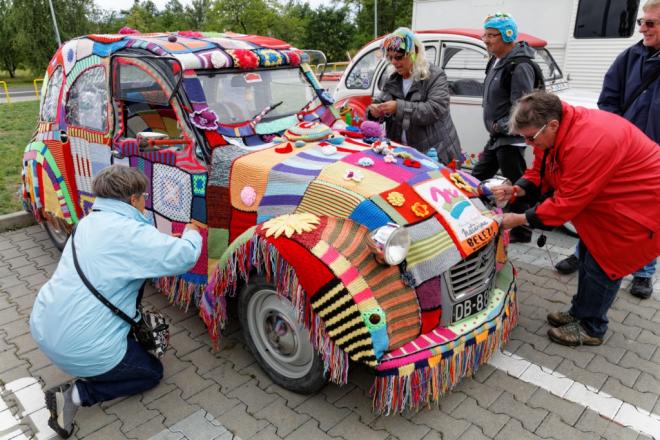 La 2cv à Torun en Pologne